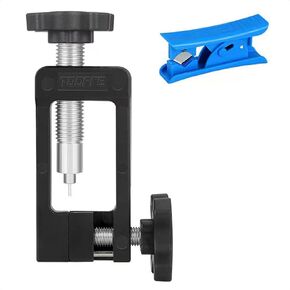 Upgraded Needle Driver Insertion Tool Set, Hydraulic Hose Fitting Insert Tool with Hydraulic Hose Cutter, Road MTB Bike Bicycle Install Olive Banjo Set Tool