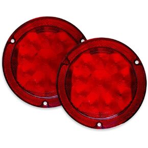Trailer LED Tail Light for RV Camper Truck Rear Brake Stop Turn Signal Light Red Lighting 5.4inch 4.1W in Saudi Arabia