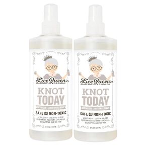 Knot Today | Detangler & Conditioning Spray for Kids and Adults | Moisturizing Hair Detangling Spray | Made from Natural Ingredients | Effective Against Lice | For All Hair Types (2 Pack)