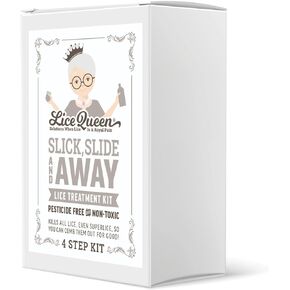 Complete Lice Survival Kit - Slick Slide and Away, Squeaky Cheeky, Lice Comb and Keep Away Spray, Non-Toxic Lice Treatment and Prevention Kit for The Whole Family