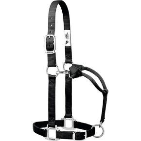 Weaver Leather Original Adjustable Nylon Halter with Chrome Plated Hardware