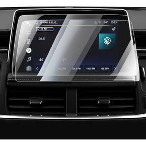 Karltys 2 Pack Screen Protector for 2021-2024 Chevy Tahoe/Suburban/GMC Yukon 10.2-Inch Touch Screen, 9H Navigation Tempered Glass, Car Radio Screen Cover, Anti Fingerprint Anti Glare Accessories