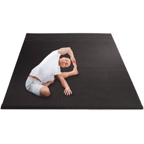8 x 6' All Purpose Extra Large Exercise Floor for Yoga, Home Gym Equipment, and Cardio Workouts by Crown Sporting Goods