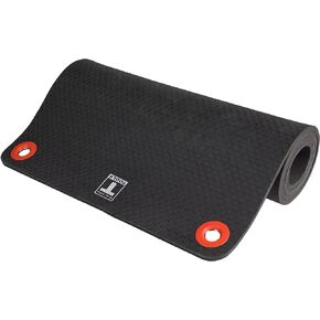 Body-Solid (BSTFM20) Hanging Exercise Mat - Thick Workout Mat for Home Gym, Ideal for Yoga, Exercise & Fitness, Extra Thick Foam for Comfort, Perfect for Home Workouts (71"x23"), Black