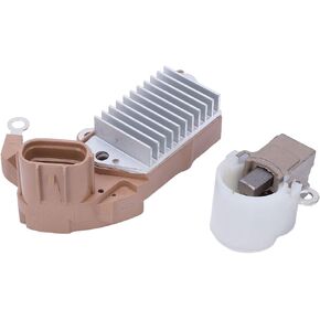 Aramox Alternator Brush Holder Kit, ABS Aluminum Alloy Alternator Voltage Regulator Brush Holder Kit 27700 11070 Replacement for LAND CRUISER 4.5L 1993?1997