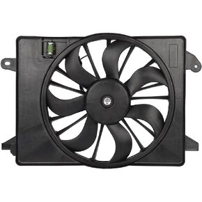 SCITOO 622550 Radiator Cooling Fan Fit for 2009-2018 for Chrysler for 300 2009-2018 for Dodge for Challenger 2009-2018 for Dodge for Charger