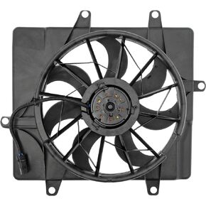 Dorman 620-022 Engine Cooling Fan Assembly Compatible with Select Chrysler Models, Black