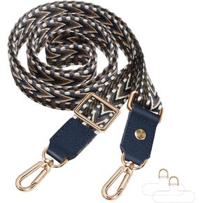 UKON Phone Lanyard Crossbody Phone Strap Widen Neck Strap Adjustable Shoulder Strap with Premium Hardware Hook Bag Strap(Black)