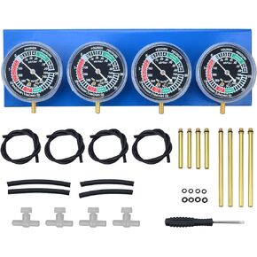 Prokomon Motorcycle Carb Carburettor Synchronizer Vacuum Balancer Gauge 2/4 Cylinder Sync Gauges Kit