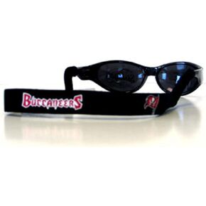 NFL Tampa Bay Buccaneers Neoprene Sunglass Strap, Black