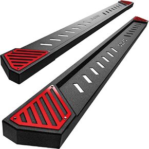 OEDRO 6.5" Running Boards Compatible with 2019-2024 Dodge Ram 1500 Crew Cab (Excl. 19-23 Classic), Silver Textured Aluminum Alloy Side Step Nerf Bars