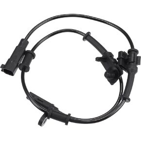 Motoforti Front Left Right ABS Sensor, Wheel Speed Sensor, for Chrysler 300 2015-2023, Plastic, NO.68199987AC, Black
