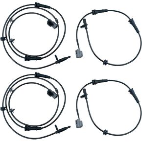 ABS Wheel Speed Sensor Front Rear Left Right fit for Nissan Sentra 2013 2014 2015 2016 2017 2018 2019, Driver Passenger Side, ALS2551, ALS2552, ALS2405, 4pcs
