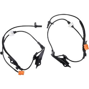 Motoforti Front Left Right ABS Speed Sensor, for Honda Accord 2003-2007, Rubber, No.57450SDC013/57455SDC013, Black, 2 Pcs