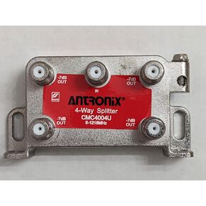 Antronix CMC4004U 4-Way Vertical Splitter, 1.218 GHz High Performance for Coax Cable TV & Internet Optimized MoCA 2.0 Performance (25)