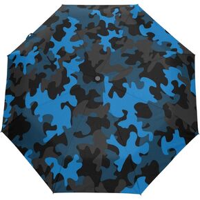 Zebra Stripe Umbrella, Auto Open Umbrella Compact Folding Sun Rain Protection, Windproof for Kids Women Men