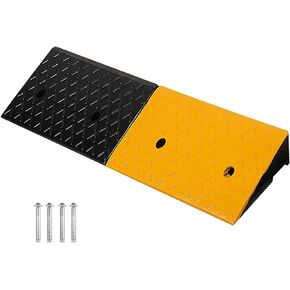 5'' Rise Rubber Curb Ramp Heavy Duty Driveway Ramps for Sidewalk Threshold Ramp for Loading Dock Sidewalk Car Scooter Bike Motorcycle, 39'' (L) x 11.8'' (W) x 5'' (H)