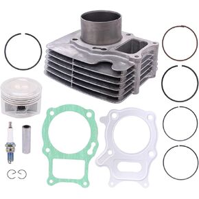 NewYall Engine Cylinder Piston Ring Gasket Top and End Rebuild Kit