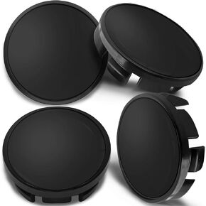 Biomar Labs® 4 x Universal Wheel Centre Alloy Hub Compatible with VW Part Number: 3B7601171 Center Caps Hubcaps Black 65mm CV 0