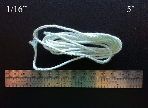 Please Watch My Videos Before Reading Reviews Thank You. 1/16" x 5' Feet Round Fiberglass Wicks Long Life Replacement Torch Wicks Kerosene Oil Lamp Lanterns Wine Bottle Candle (116) (1) in Kuwait