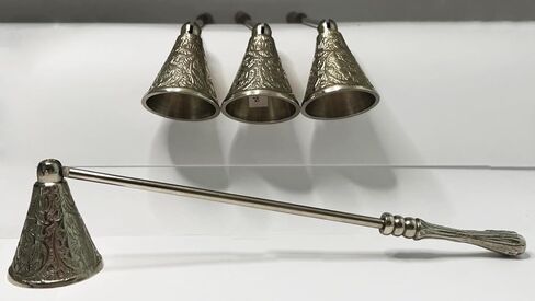 بيدرمان وأولاده مطفأة الشموع التقليدية المزخرفة، 22.86 سم، نيكل in Kuwait