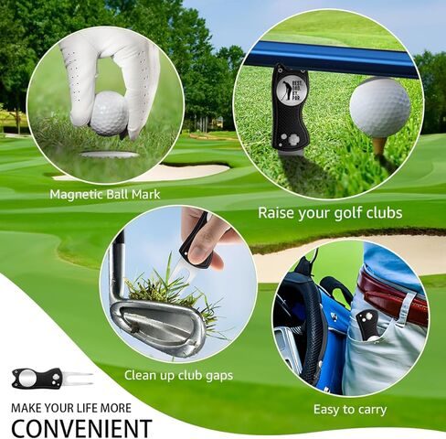 Pishavi The GolfFather أداة إصلاح ديفت الجولف المضحكة، علامة كرة الجولف للأب، ملحقات الجولف للرجال، هدايا الجولف لزوج الأب الجد، هدايا التقاعد لمحبي الجولف وزملاء العمل in Kuwait