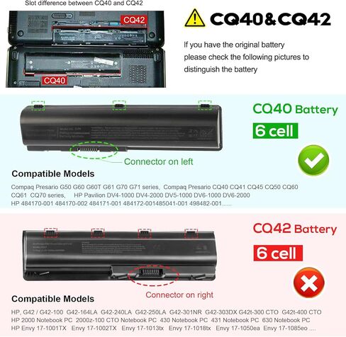 قطع الغيار 484170-001 484172-001 498482-001 484170-002 HSTNN-CB72 بطارية ل جناح HP DV4-2040US DV5-1010 CQ40 CQ45 CQ50 CQ60 EV06 KS524AA 462889-141 462890-542 484171-001 485041-001 497694-001 in Saudi Arabia