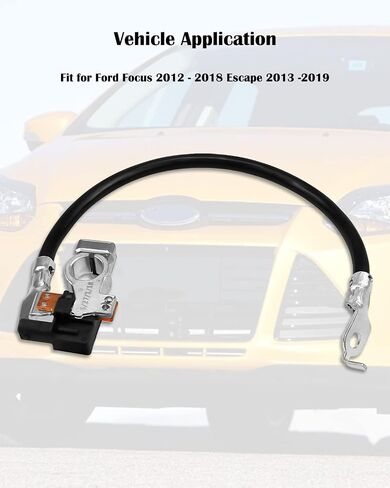 كابل بطارية سلبي من TIKSCIENCE مناسب لسيارة Ford Focus Escape 2012-2019، مستشعر فولت البطارية الحالي AV6Z-10C679-P AV6Z10C679P in Saudi Arabia