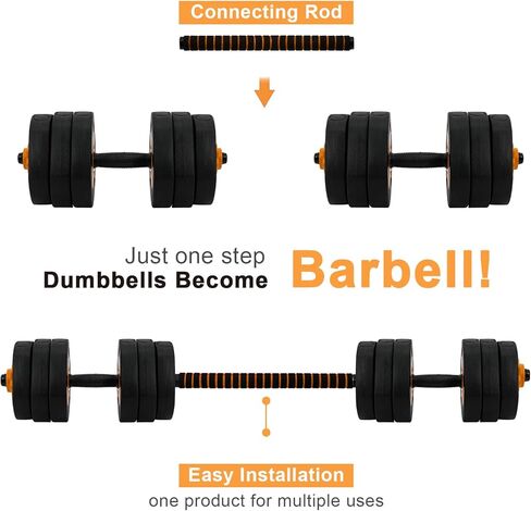 مجموعة دمبل الأوزان الحيوية، مجموعة دمبل قابلة للتعديل تصل إلى 40 59 90 رطلاً، مجموعة أوزان للتمرين المنزلي مع موصل، مجموعة أوزان منزلية غير دوارة، مثلث، خليط أسمنتي in Kuwait