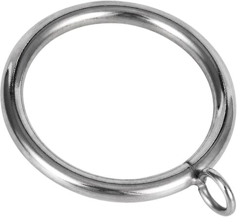 Thick Metal Curtain Rings,2.0-Inch Inner Diameter 0.24-Inch Wire Diameter,Fit up 1.7-inch Rods (Antique Brass-18Pcs) in Kuwait