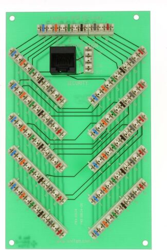 Leviton 47611-C6 CAT6 EXPANS BOARD TIA A/B WIRING 6PORT in Saudi Arabia