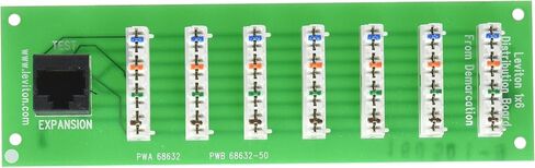 Leviton 47611-C6 CAT6 EXPANS BOARD TIA A/B WIRING 6PORT in Saudi Arabia