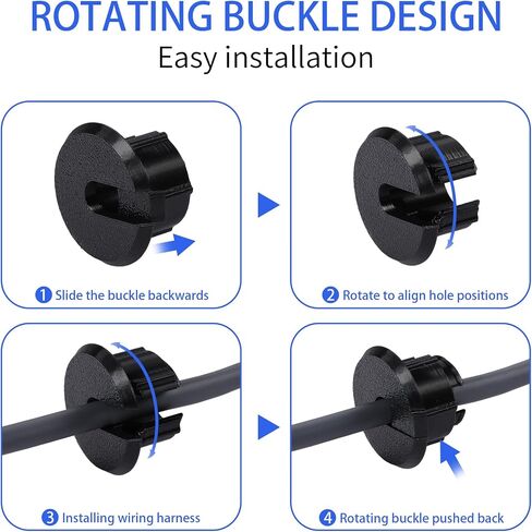 Outrai Starlink Dishy Cable Wall Kit: 1" Grommet for Tidy Management | Wall Bushing Ideal for Furniture Wire Holes in Kuwait