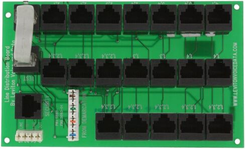Leviton 47611-C6 CAT6 EXPANS BOARD TIA A/B WIRING 6PORT in Saudi Arabia