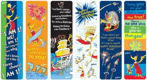 Raymond Geddes 70416 Dr. Seuss Dr. Seuss Assorted Tab Bookmarks for Kids (Pack of 48) in Kuwait