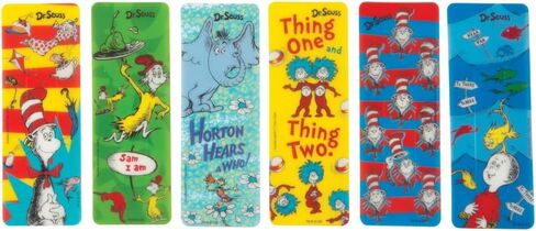 Raymond Geddes 70416 Dr. Seuss Dr. Seuss Assorted Tab Bookmarks for Kids (Pack of 48) in Kuwait