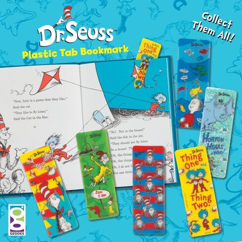 Raymond Geddes 70416 Dr. Seuss Dr. Seuss Assorted Tab Bookmarks for Kids (Pack of 48) in Kuwait