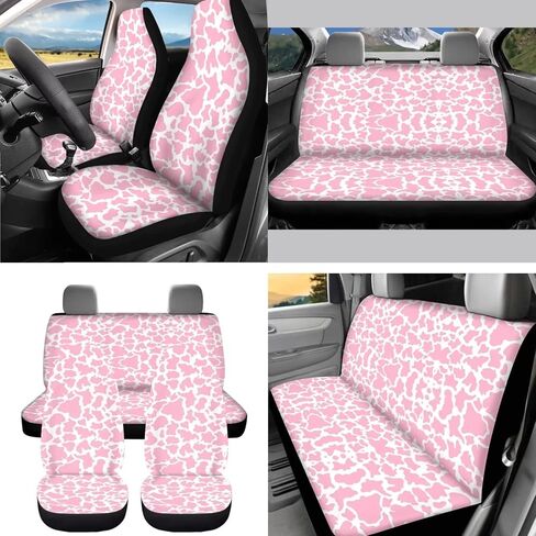 BIGCARJOB Set of 12 Pack African Ethnic Tribe Car Accessories,Car Seat Covers Back Seat Protector,Steering Wheel Cover, Armrest Cover, Seat Belt Pads Cover, Shift Knob Cover Handbrake Cover,Coasters in Kuwait