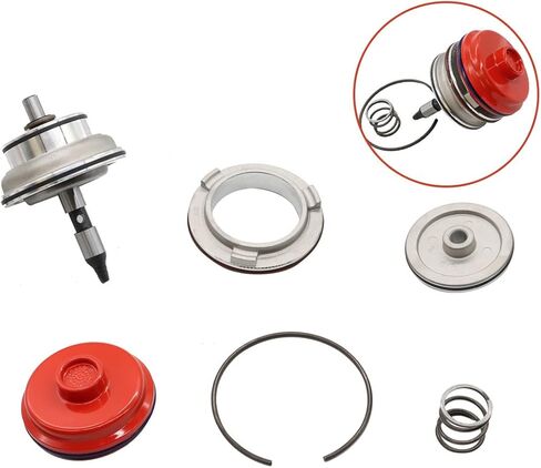 مجموعة المكبس المؤازرة مع غطاء وحلقة المفاجئة متوافقة مع 1500 2500 3500 V6 V8 4.2L 4.3L 4.8L 5.0L 5.3L 5.4L 5.7L 6.0L 1982-2014 700R4 4L65E 4L70E 4L60E in Kuwait