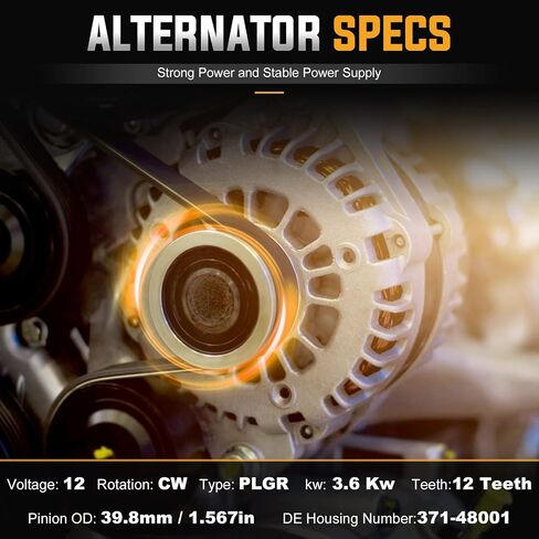 استبدال المولد متوافق مع 2011 2012 2013 2014 Ford F-150 5.0 5L استبدال 104210-6270، 104210-6660، 11532، 11679، AL3T-10300-CA in Saudi Arabia