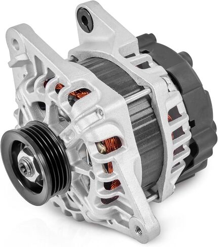 Alternator Compatible with 2010-2011 Kia Soul, 2007-2009 Spectra, 2007-2010 Sportage, 2007-2012 Hyundai Elantra - L4 2.0L Replace# 2655635, A3311, 3730023650 in Kuwait