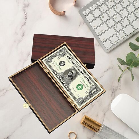 2pcs Wooden Currency Tray Single Compartment Cash Organizer Money Storage Box with Lockable Cover Money Organizer for Cash Moneyboxes Currency Holder Cash Organizer in Saudi Arabia