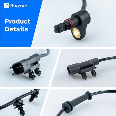 Front ABS Wheel Speed Sensor Left Right fit for Jeep Wrangler 2007 2008 2009 2010 2011 2012 2013 2014 2015 2016 2017, Driver Passenger Side, ALS1918 68003281AC 68003281AA, 2pcs in Saudi Arabia