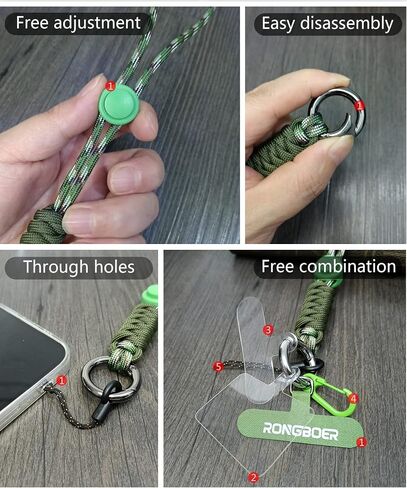 Cell Phone Lanyard Wrist Strap,Key Lanyard for Women,Phone Bracelet Strap,Phone Charms Strap,Camera Wrist Strap,Short Wrist Lanyard for Keys,Keychain Lanyard,Lanyards for Keys (Purple Blue) in Saudi Arabia