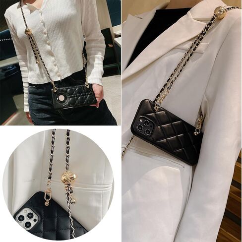 Phone Crossbody Chain CellPhone Lanyard,Universal Phone Chain Strap with Tether Patches Compatible with Most Phones in Saudi Arabia