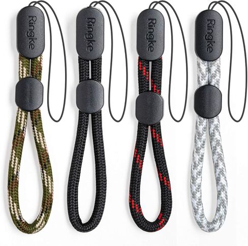 Ringke Lanyard Finger Strap (4 Pack) Compatible with Cellphone, Phone Cases, Keys, Cameras, and More in Saudi Arabia
