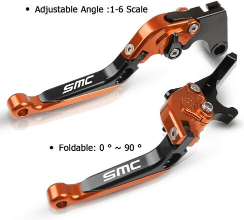 2 قطعة M10 X1.5 دراجة نارية سوينغ الذراع المتزلجون بكرات CNC سوينغ الذراع حامل المسمار، تناسب SMC 690 R SMC 790 (برتقالي) in Saudi Arabia