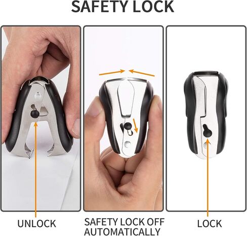 Staple Remover with Safety Lock, Staple Remover Tool, Staple Puller, Stapler Removers Pack of 2 (2) in Saudi Arabia