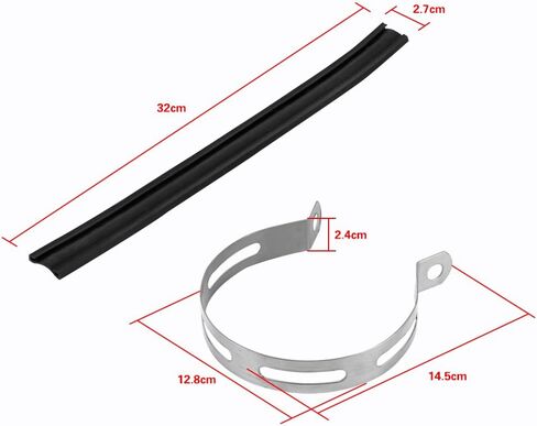 العالمي للدراجات النارية قوس شماعات، دراجة نارية Pitbike دراجة نارية شماعات قوس كاتم الصوت الأنابيب قوس الأشرطة كاتم الصوت مصباح in Kuwait