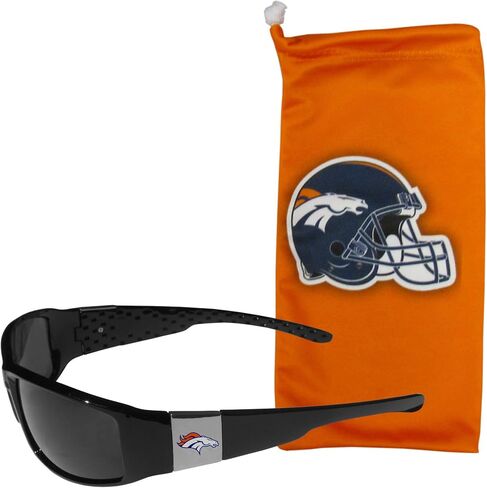 نظارات شمسية وحقيبة من Siskiyou Sports Chicago Bears مصنوعة من الكروم in Kuwait